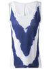 Fashionable Loose-Fitting Simple Scoop Neck Sleeveless Printing T-shirts For Women