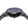 6.11 NO - 009 Male Photovoltaic Energy Quartz Watch Mineral Reinforced Glass Calendar Five-pointed Star Pattern Wristwatch
