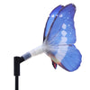 2pcs Solar Powered RGB LED Fiber Optic Butterfly Light Outdoor Color-changing Lawn Lamp
