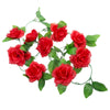 Fashionable Decoration Flowers Vine Garland Wreaths Bouquet Leaf Household Accessory
