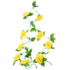 Fashionable Decoration Flowers Vine Garland Wreaths Bouquet Leaf Household Accessory
