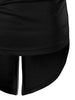 Hip-Hop Stylish Back Zipper Design T-Shirt For Men