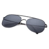 Stylish Female Hollow Design Color Coated Metal Frame Sunglasses