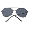 Stylish Female Hollow Design Color Coated Metal Frame Sunglasses