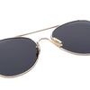 Stylish Female Hollow Design Color Coated Metal Frame Sunglasses