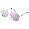 Stylish Female Hollow Design Color Coated Metal Frame Sunglasses