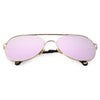 Stylish Female Hollow Design Color Coated Metal Frame Sunglasses