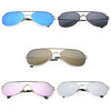 Stylish Female Hollow Design Color Coated Metal Frame Sunglasses