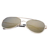 Stylish Female Hollow Design Color Coated Metal Frame Sunglasses