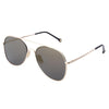 Stylish Female Hollow Design Color Coated Metal Frame Sunglasses