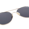 Stylish Female Hollow Design Color Coated Metal Frame Sunglasses