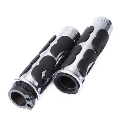 2pcs Universal Motorcycle Handlebar Hand Grip Aluminium Alloy Motorbike Comfort Rubber Protector