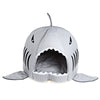 Novelty Soft Shark Mouth Shape Doghouse Pet Sleeping Bed with Removable Cushion