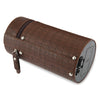 JA1302 Auto Silent Watch Winder Cylinder Shape Wristwatch Box with EU Plug