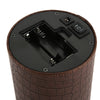 JA1302 Auto Silent Watch Winder Cylinder Shape Wristwatch Box with EU Plug