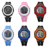 HOSKA H012S Digital Children Sport Watch 5ATM Stopwatch Alarm Backlight Date Day LED Wristwatch