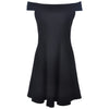 Off The Shoulder Mini A-Line Skater Dress