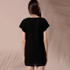 Scoop Neck Short Casual Tie-Side T-Shirt Dress
