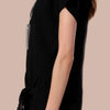 Scoop Neck Short Casual Tie-Side T-Shirt Dress