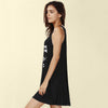 Trendy Scoop Neck Sleeveless Geometry Print Women's Dress