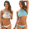 Halter Crochet Bikini Set
