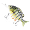 PROBEROS 10CM 6 Part Long Lip Weever Shape Crankbait Hook Lure Fishing Bait for Outdoor Activity