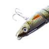 HS - 006 Minnow 8 Sections Artificial Fishing Bait Bionic Lure with Hook