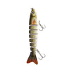 HS - 006 Minnow 8 Sections Artificial Fishing Bait Bionic Lure with Hook