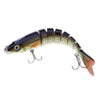HS - 006 Minnow 8 Sections Artificial Fishing Bait Bionic Lure with Hook