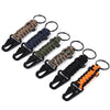 Key Hook Webbing Buckle Hanging Belt Carabiner with Firestone
