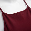 Sexy Spaghetti Strap Backless Pure Color Tank Top for Women