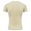 Male Letter Print Pure Color Round Neck Short Sleeve Shirt
