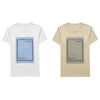 Male Letter Print Pure Color Round Neck Short Sleeve Shirt