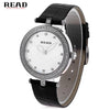 READ R6060L Female Quartz Watch Sapphire Mirror Imported Movt Artificial Rhinestone Dial Wristwatch