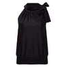 Sexy Halter Lace-up Pleated Slim Tank Top