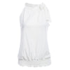 Sexy Halter Lace-up Pleated Slim Tank Top
