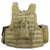 Tactical Military Battle Combat Airsoft Molle Bullet Assault Plate Carrier Vest