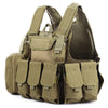 Tactical Military Battle Combat Airsoft Molle Bullet Assault Plate Carrier Vest