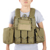 Tactical Military Battle Combat Airsoft Molle Bullet Assault Plate Carrier Vest