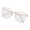 Vintage Unisex TR 90 Metal Frame Ultra Light Myopia Glasses