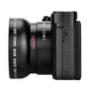 AMKOV CD - R2 Digital Camera Video Camcorder with 3 inch TFT Screen with UV Filter 0.45X Super Wide Angle Lens