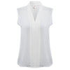 OL Style V-Neck Solid Color Chiffon Blouse for Women