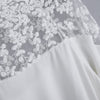 Sweet Round Collar Lantern Sleeve Lace Spliced Chiffon Blouse for Women