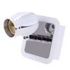 Lightme GU10 Single Head Mirror Light 360 Degree Rotating Chrome Carving Lamp