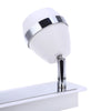 Lightme GU10 Three Heads Mirror Light 360 Degree Rotating Ball Shaped Lamp