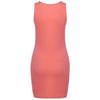 Stylish Round Neck Sleeveless Asymmetric Dress For Women