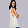 Rhinestone Drop Armhole Long Tank Top