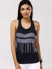 Fashionable Sleeveless U-Neck Racerback Tank Top For Women
