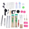 Outdoor Barbecue Tools Set Contains 16 Different Kinds of BBQ Accessories