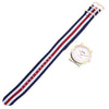 ANGIE ST7203G Men Quartz Watch Swiss Movt 3ATM Detachable Nylon Strap Wristwatch